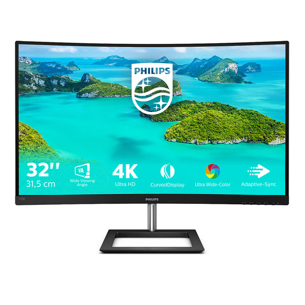 Philips E Line 328E1CA/00 computerskærm 80 cm (31.5") 3840 x 2160 pixel 4K Ultra HD LCD Sort