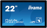 iiyama ProLite TF2215MC-B2 computerskærm 54,6 cm (21.5") 1920 x 1080 pixel Fuld HD LED Berøringsskærm Multibruger Sort