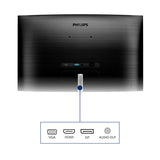 Philips E Line 325E1C/00 computerskærm 80 cm (31.5") 2560 x 1440 pixel Quad HD LCD Sort