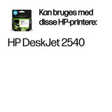 HP 301XL High Yield Tri-color Original Ink Cartridge blækpatron 1 stk Højt (XL) udbytte Blå, Magenta, Gul