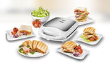 Unold 48480 sandwichtoaster 1100 W Rustfrit stål, Hvid