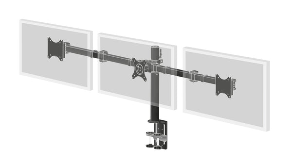 iiyama Desk Mount 68,6 cm (27") Skrivebord Sort