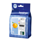 Brother LC3211VALDR blækpatron 4 stk Original Sort, Blå, Magenta, Gul