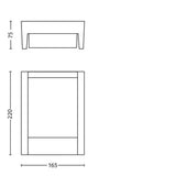 Philips myGarden 164609316 Udendørs vægbelysning Ikke-udskiftelig pære(r) LED E