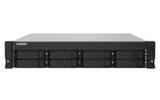 QNAP TS-832PXU NAS Stativ (2U) Annapurna Labs AL324 4 GB DDR4 0 TB QNAP Turbo System Aluminium, Sort
