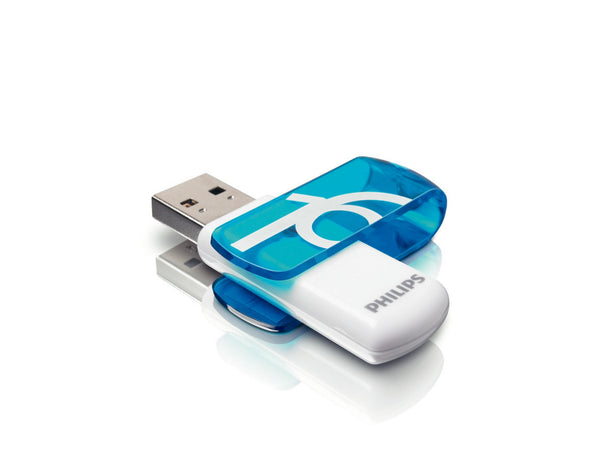 Philips FM16FD05B/00 USB-nøgle 16 GB USB Type-A 2.0 Blå, Hvid