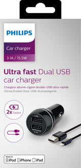 Philips DLP2357V/10 oplader til mobil enhed Universel Sort Automatisk