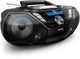 Philips AZB798T/12 bærbar stereosystem Analog & digital 12 W DAB, DAB+, FM Sort MP3-afspilning