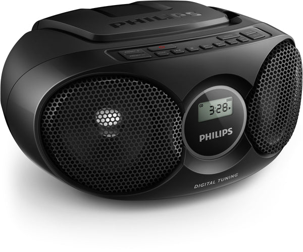 Philips AZ215B/12 bærbar stereosystem Digital 3 W FM Sort
