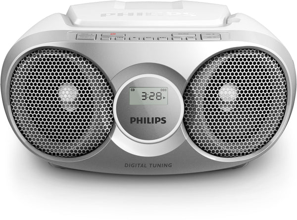 Philips AZ215S/12 bærbar stereosystem 3 W FM Sølv