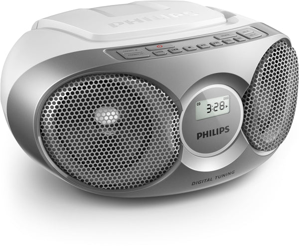 Philips AZ215S/12 bærbar stereosystem 3 W FM Sølv