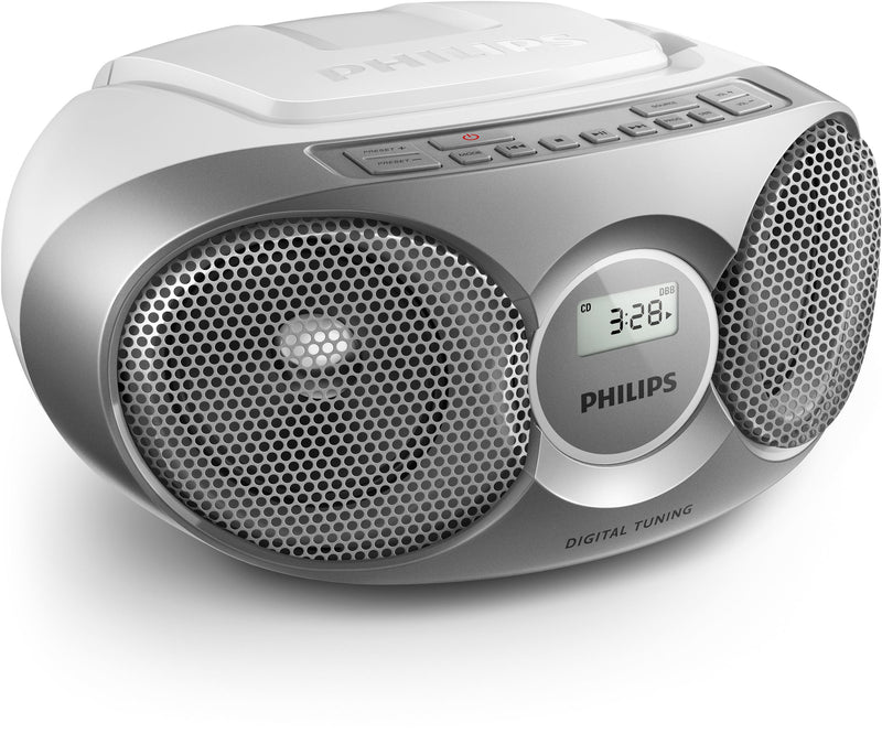 Philips AZ215S/12 bærbar stereosystem 3 W FM Sølv