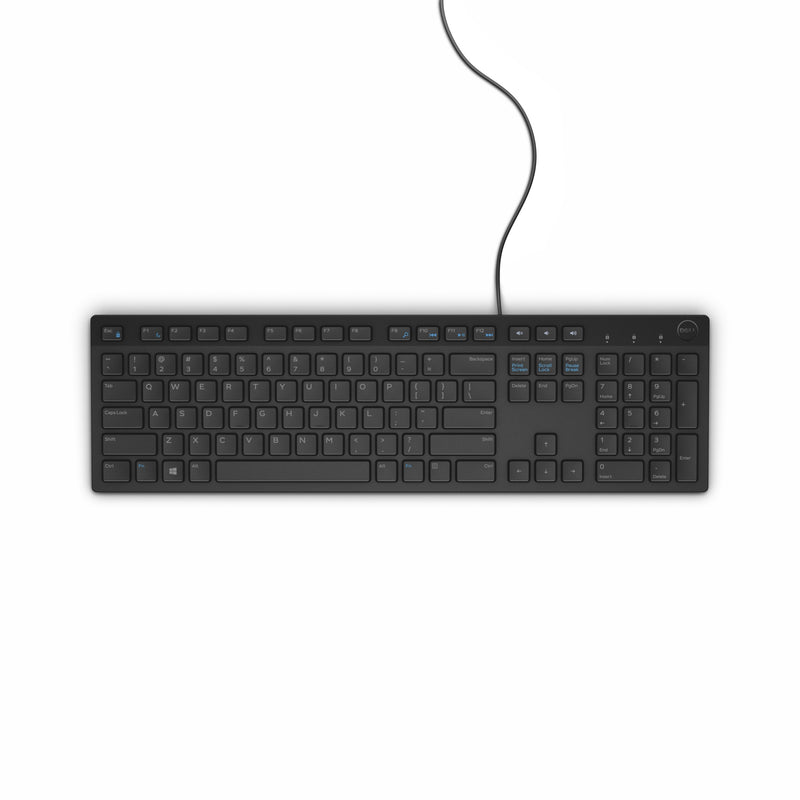 DELL KB216 tastatur Universel USB QWERTY Russisk Sort
