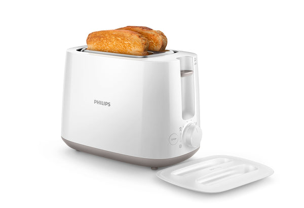 Philips Daily Collection HD2582/00 brødrister 8 2 skive(r) 900 W Hvid