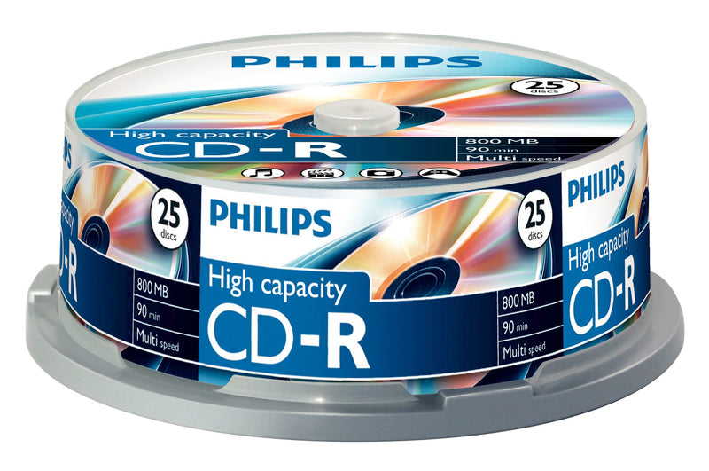 Philips CR8D8NB25/00 blank CD 800 MB